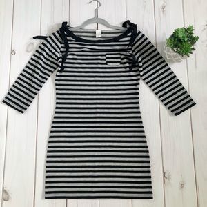 ASOS Gray and Black Stripes Tunic or Mini Dress